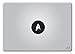 Artstickers. Autocollant pour ordinateur portable 15" et 17". Design Star Trek Logo Glowing. Autocollant pour MacBook Pro Air Mac portable Couleur : noir. Cadeau Spilart, marque déposée.