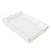 US Acrylic White Plastic Serving Trays (Set of 4) 15” x 10” | Large Unbreakable Reusable Rectangular Party Platters | Serve Appetizers, Fruit, Veggies, & Desserts | BPA-Free & Made in USA