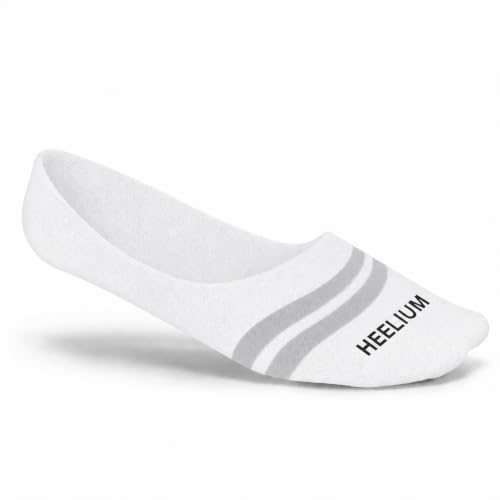 Image of HEELIUM Bamboo No Show Socks for Men | Odour Free & Breathable | 3X Softer Than Cotton Socks | Low Cut Socks | Size (UK 6-10)