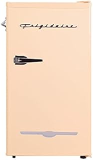 Frigidaire EFR376-CORAL Retro Bar Fridge Refrigerator with Side Bottle Opener, 3.2 cu. Ft, Coral