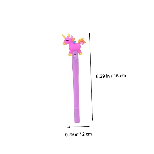 Angoily 4pcs bolígrafos portátiles luminosos diseño adorable miniatura 5