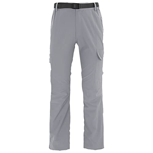 Pantalon de randonnée amovible femme gris XL idéal pour le trekking en montagne