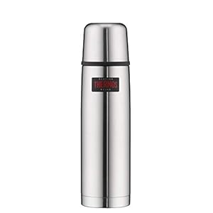 Thermos 4019.205.075 Thermosfles Light & Compact, roestvrij staal gematteerd 0,75 l, vaatwasserbestendig, 18 uur warm…