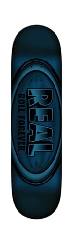 Real Skateboards Oval DBX Blue Foil Skateboard Deck - 8.5