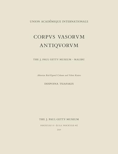 Corpus Vasorum Antiquorum, Fascicule 10: Athenian Red-Figure Column and Volute Kraters