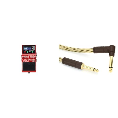 BOSS RC-5 Loop Station compact évolué et câble guitare Fender