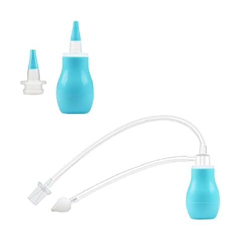 Baby Nasal Aspirator with Additional Tube Attachment Infant Toddlers Nose Cleaner with Carry Case Booger Sucker for Sinus Congestion Relief Cover