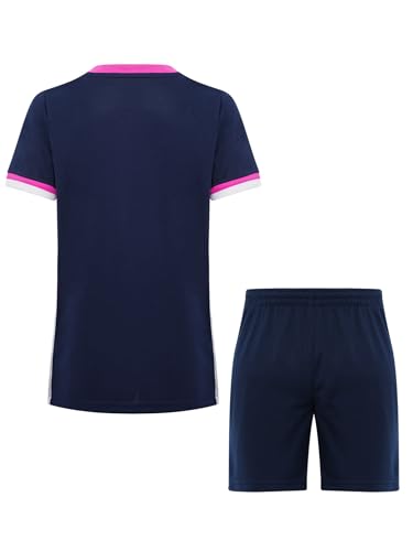 Kids Sport Shorts Sets Boys Football Training Suit with Shorts and T-Shirt Set School PE Sport Uniform2