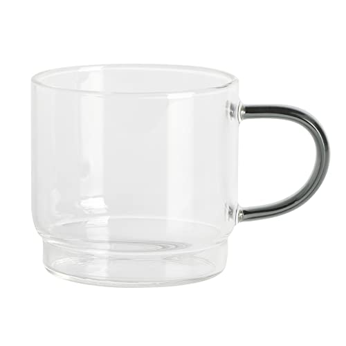 Gibson Soho Lounge Stackable Glass Espresso Cups with Rack, 4-Piece Set, 3.8oz – Durable Glass Coffee Cups by Gibson Soho Lounge - Image 3