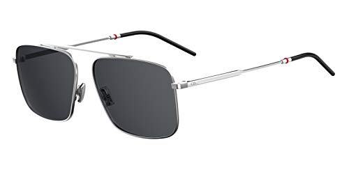DIOR HOMME Palladium Black Square Metal Sunglasses 0220 Men DIOR HOMME Palladium Black Square Metal Sunglasses 0220 Men