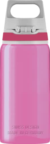 SIGG - Trinkflasche Kinder - Viva One Berry - Für Kohlensäurehaltige Getränke Geeignet - Auslaufsicher - Spülmaschinenfest - BPA-frei - Sport & Schule - Pink - 0,5L