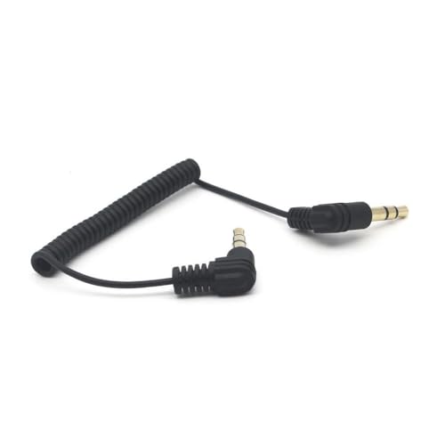 Cable de audio Mini enrollado 3.5mm a 2.5mm 50cm miniatura 1