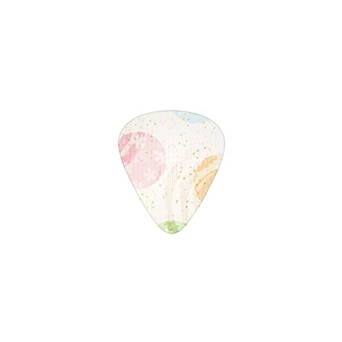 和風 桜 カラフル デザインギターピック guitar pick ティアドロップ型 エレキギター/アコースティックギター/クラシックギター/ベース等の練習に最適な12枚セット