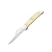 Bear & Son 3-3/4â€³ Lockback Yellow Delrin Cowhand, (BCC3149L-BRK)