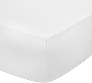 R&Z Plain Pollycotton Fitted Sheet 4FT Small Double Fitted Sheet/Pillow Piar (Black, Pillow Pair)