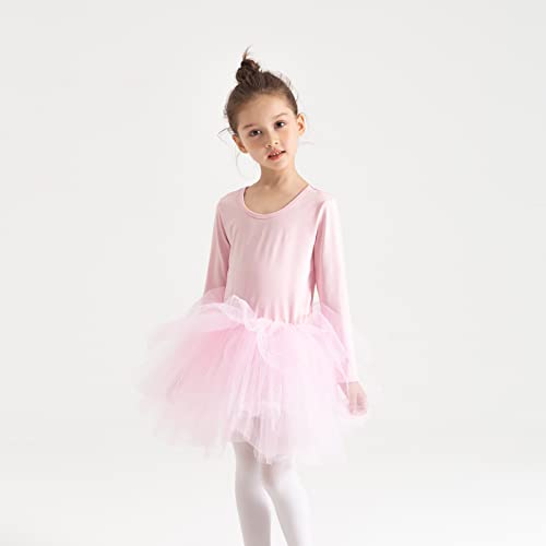 Image of Girls' Camisole Dance Tutu Leotard with Fluffy 4-Layers Ballet Dress for Ballerina (18 Months - 7 Years)