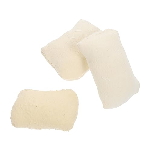 ERINGOGO 3 Pcs Filter Pad Pads Mute Mat Accessories Musical Instrument Accessory Supply Portable Practice Comfortable Filled with Silk Cotton Beige