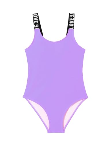 Image of Girl's One Piece Swimsuit | Adjustable Shoulder Straps
