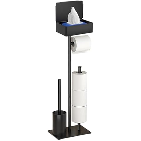 Porte Papier Toilette GUIGUZI avec Brosse Cover