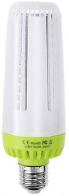 Bulbright Bombilla LED de maíz, 20 W, casquillo E26, 6000 K, luz blanca fría, 200 W equivalente, 2000 lúmenes, bombilla LED para interiores y exteriores, garaje, fábrica, almacén, patio trasero,