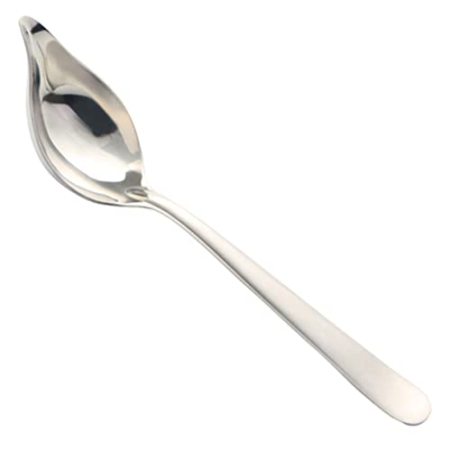 FIXOSHEE Cuchara de Acero Inoxidable para Salsa y Sopas Resistente y Fácil de Limpiar Utensilio de Cocina Versátil para Hogar y Restaurantes