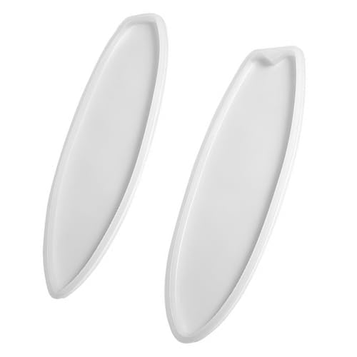 MINAOLULUS 2個 シリコーン製 サーフボード型 モールド 滑り止め 再利用可能 コースター インテリア装飾型 簡単操作 軽量 柔軟性