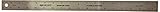 Westcott Stainless Steel Ruler, Zero Center, 18