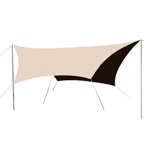 HUHJYUGE All-Weather Camping Shelter Tarp with UV Block...