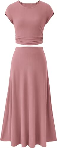 BUNSLOOM Damen Zweiteiler Sommeroutfit Elegante Casual St…