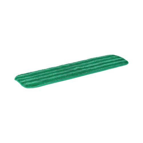Medline Microfiber Advantage Sweep Wet/Dry Mop, Green, 18", Pack of 100 image 2