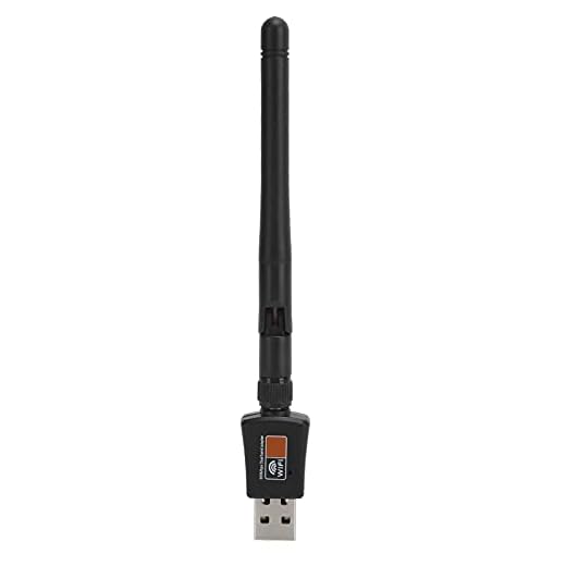 USB trådlöst nätverkskort Dual Frequency 600M 2.4G/5.8G Mini Dual Frequency Wifi Receiver Sändare Svart