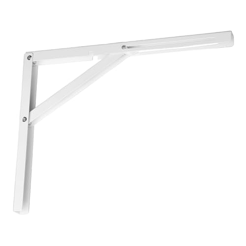 Équerre escamotable blanche 400 mm pour optimiser un petit espace mural