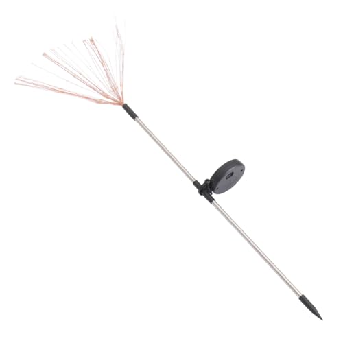 Abaodam Solar Energy Led Lawn Lamp Ground Plug Garden Light No Wiring Abs Plastic Aluminum Alloy