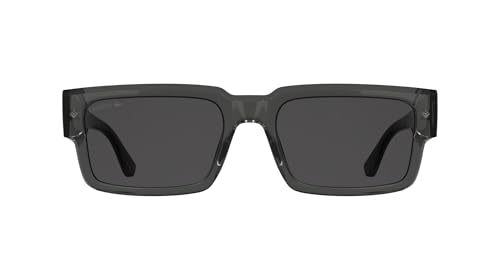 Lacoste Unisex Adult Sunglasses L6082S - Transparent Dark Grey with Solid Grey Lens
