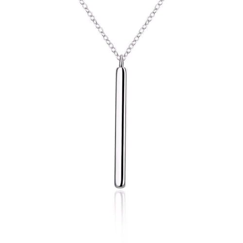 Ras du cou avec chaînes et pendentif barre pour vos tenues d'été