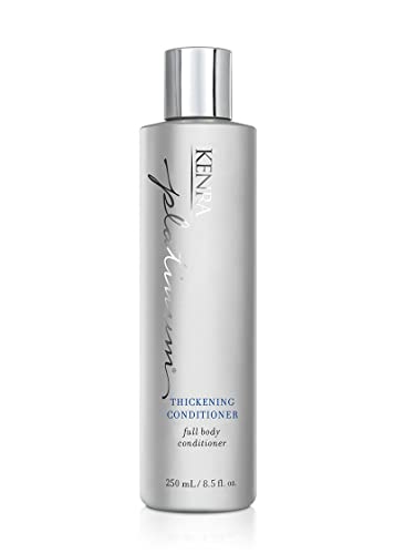 Kenra Professional Platinum Thickening Conditioner | Provides Nourishment & Delivers Shine | Increases Thickness & Volume | Body & Fullness | Protects Against Humidity | All Hair Types | 8.5 fl. Oz