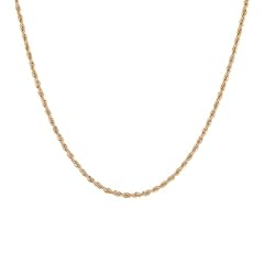 3mm Rope chain-Gold