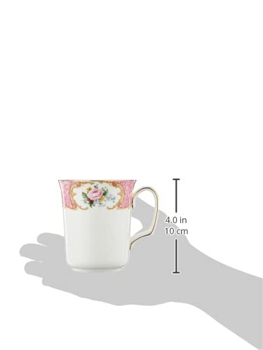 Royal Albert Lady Carlyle Bone China Beaker Mug, Multicolor, 8 Ounce #TOP4