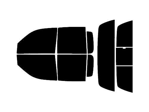 Rvinyl Window Tint Kit Compatible with Dodge Dakota 2000-2004 (4 Door) - Complete Precut Kit - 5%