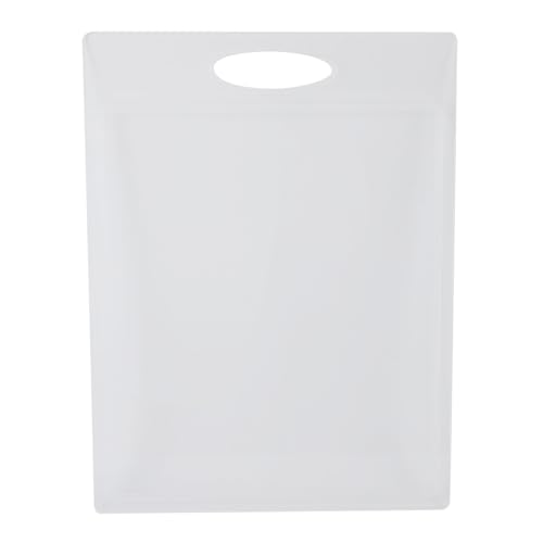 Fdit Planche à Découper en Acrylique Transparent, Légère pour la Préparation des Aliments en Cuisine, Antidérapante pour Hacher les Fruits et Légumes, Planche à Découper Réversible, Passe au