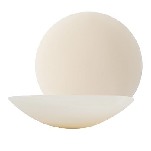 Okeyloge - Cubiertas para pezones para mujer, cubierta adhesiva invisible para pezones, pastillas de silicona reutilizables para pezones (crema, mediano (se adapta a copas A-C)), 1 par de crema,