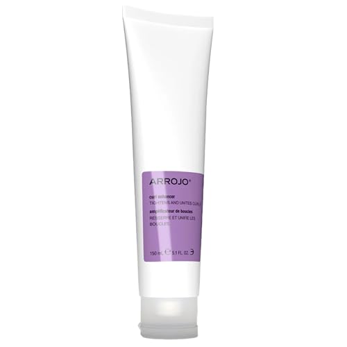 ARROJO Curl Enhancer – Curly Hair Gel for Soft, Fine Curls - Curl Gel w/ Amino Acids, Oat Proteins – Curl Enhancing Hair Products to Add Shapely Spring – Wavy & Curly Hair Products (5.1 oz)