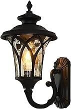 Aplique de Pared para jardín, Moderno, clásico, para Exteriores, Negro Mate, rústico, Resistente al Agua, Estilo Vintage, para Porche, Accesorio E27, lámparas de araña