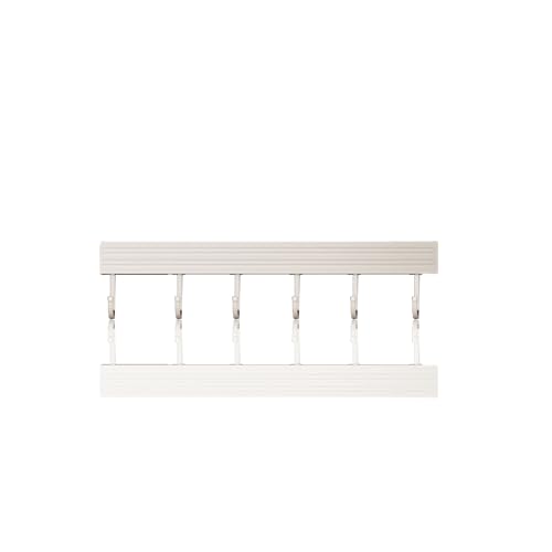 HERCHR Estante Para Ollas Y Sartenes Montado En La Pared, Barra Para Colgar En La Cocina, Estante Para Utensilios Para Colgar En La Pared, Colgador Para Utensilios De Cocina, Blanco(30cm)