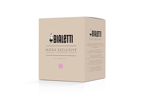 Image of Bialetti Exclusive Moka Pot, Premium Italian Stovetop Espresso Maker, Italian Made; Moka Pot /Percolator /Coffee Maker /Mocha Pot for an Authentic Italian Coffee (Pink, 6 Cup)