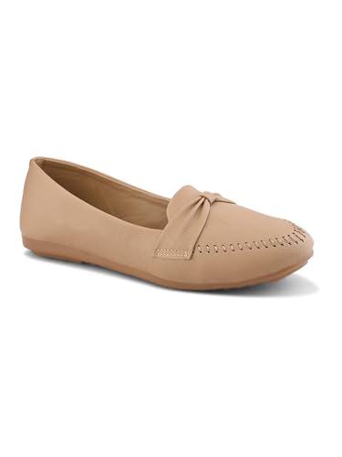 Image of XE Looks Stylish Knotted Bow Loafers | Soft Matte Finish | Flexible & Everyday Wear For Girls & Womens