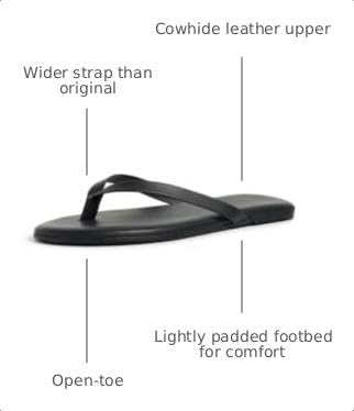 Image of TKEES Women's The Boyfriend Flip Flops | Beach Sandals