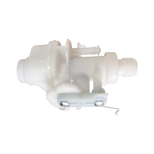 Image of iFJF 31705 RV Toilet Water Valve Kit Replacement for Aqua Magic V Toilets High and Low Models White Durable Plastic