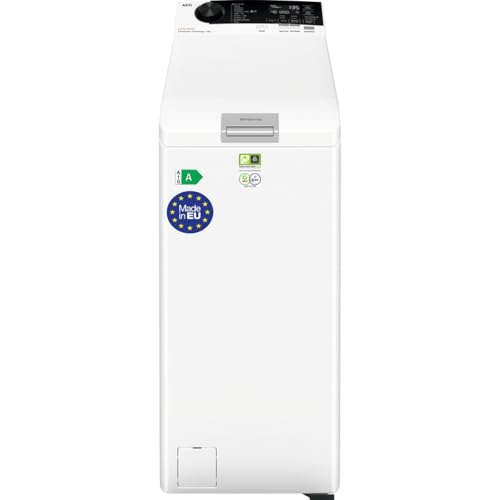 AEG LTA7E7231E, Lavadora de Carga Superior 7 Kg, 1200 rpm, Libre Instalación, Función Vapor, Función Prosense, Soft Opening, Cajón LiquiSystem, Display LCD XL, Serie 7000, Blanca, Clase A