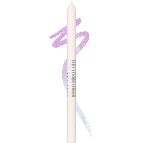 Image of MAYBELLINE Tattoo Studio Long-Lasting Sharpenable Eyeliner Pencil, Glide on Smooth Gel Pigments with 36 Hour Wear, Waterproof, Stardust Chrome, 1 Count